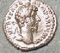 A bust of the Emperor Lucius Verus (c)2001 VCRC